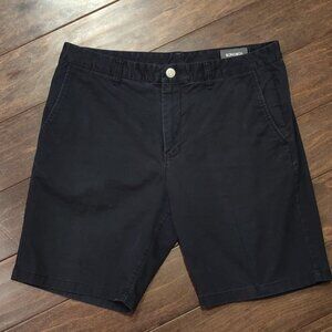 Bonobos Stretch Waist Chino Shorts 9in Color Navy Blue SIZE 35